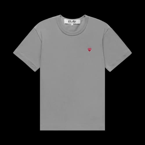 Comme des Garçons PLAY Small Red Heart T-Shirt 'Grey'