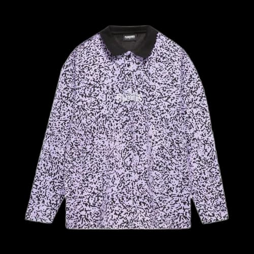 Pleasures Glitch Polo Shirt 'Purple'