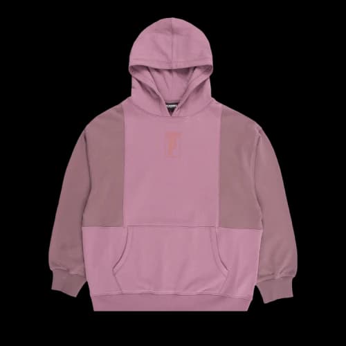 Pleasures Rapture Color Blocked Hoodie 'Dusty Rose/Violet'