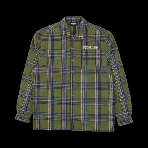 Pleasures Widow Heavyweight Flannel 'Green'