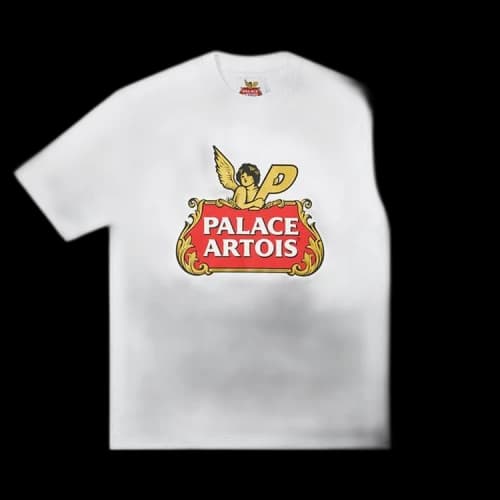 Palace x Stella Artois Cartouche T-Shirt 'White'