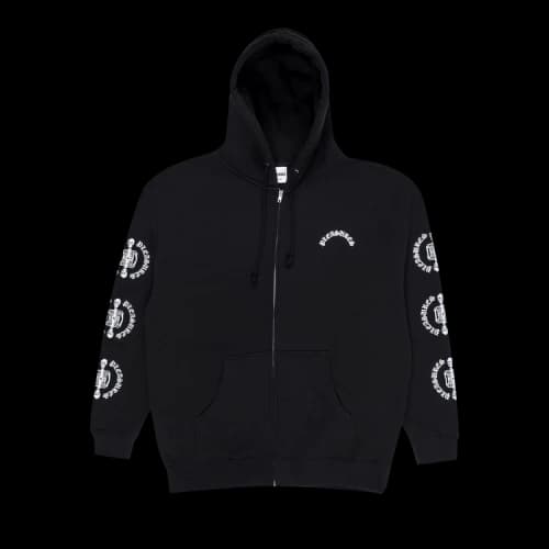 Pleasures Ritual Zip Hoody 'Black'
