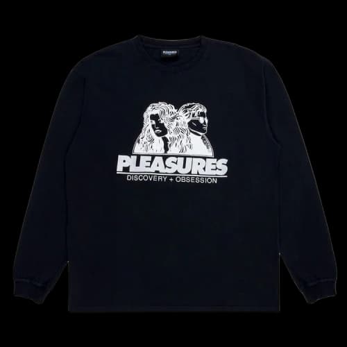 Pleasures Discovery Heavyweight Long-Sleeve T-Shirt 'Black'