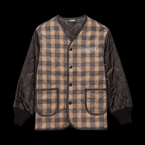 Pleasures Bowery Plaid Liner Jacket 'Black'