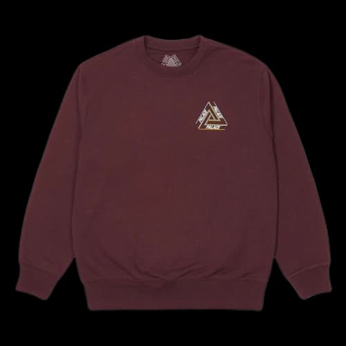 Palace Basically A Tri-Ferg Crew 'Burgundy'