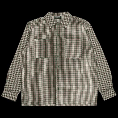 Pleasures Ignition Plaid Shirt 'Green'