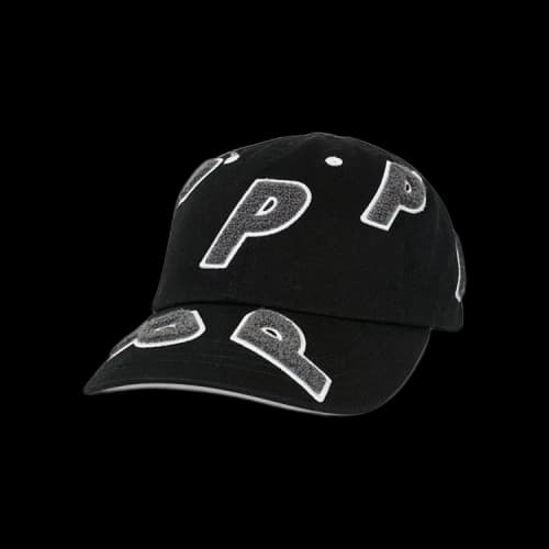 Palace Chenille Multi P 6-Panel 'Black'
