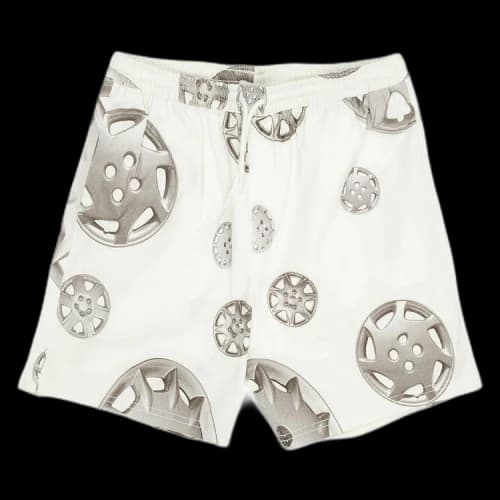 Pleasures Roadside Twill Shorts 'White'