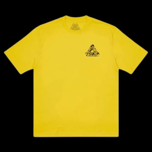 Palace Tri-Heads T-Shirt 'Yellow'