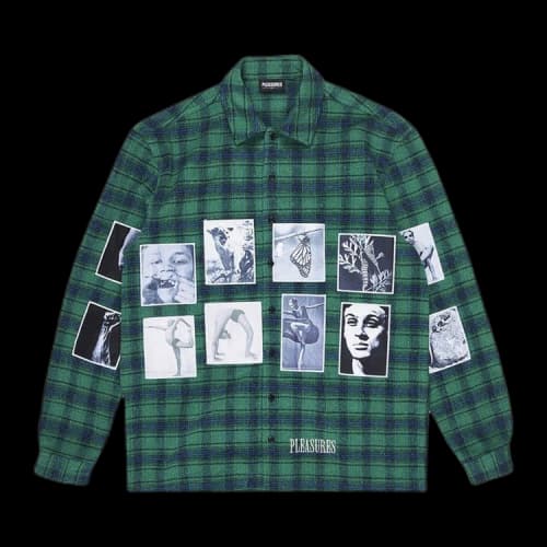Pleasures Vodka Flannel 'Green'