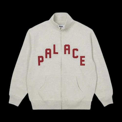 Palace Alas Zip Funnel 'Grey Marl'