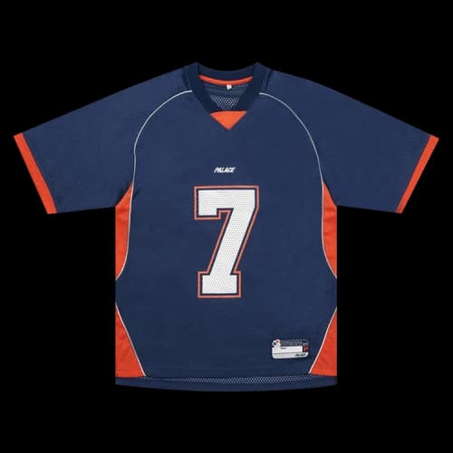 Palace Mesh Football Top 'Navy'