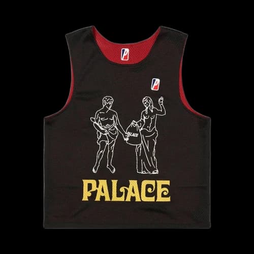 Palace Mesh Practice Vest 'Black/Red'