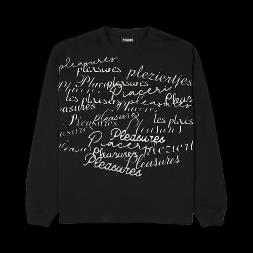 Pleasures Shatter Long-Sleeve Shirt 'Black'