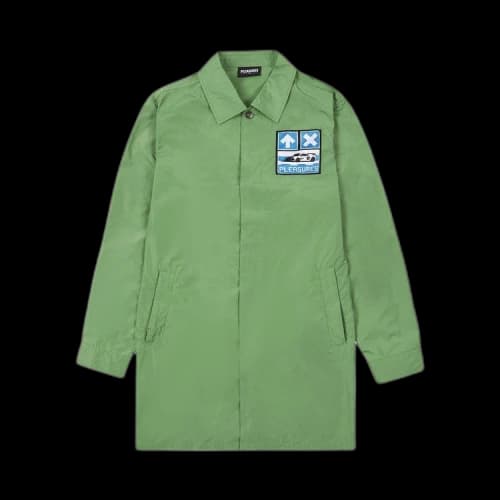 Pleasures Warp Trench Coat 'Green'