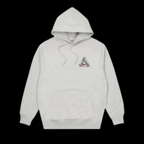 Palace Tri-Digi Hood 'Grey Marl'