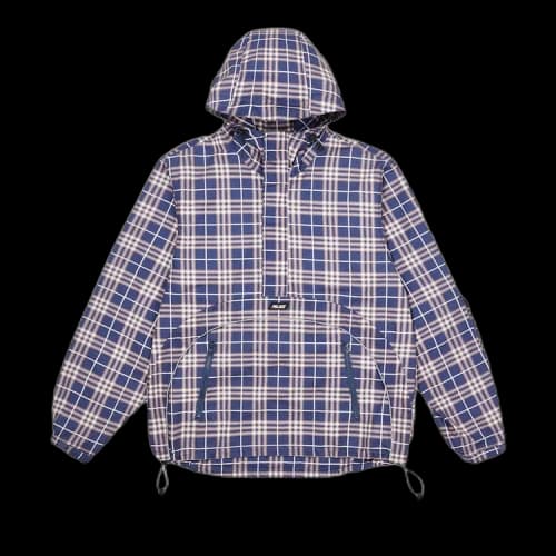 Palace Deflector 1/2 Zip Jacket 'Navy Check'