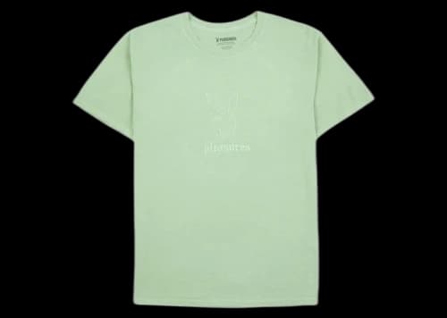 Pleasures x Playboy Entertainment Pigment Dye T-Shirt Green