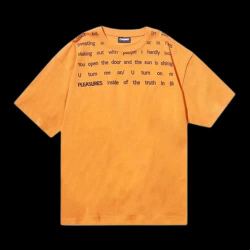Pleasures Polite Heavyweight T-Shirt 'Orange'