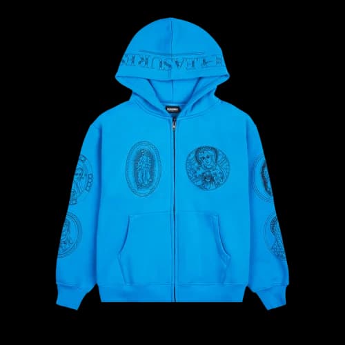 Pleasures Virgin Zip Hoodie 'Blue'