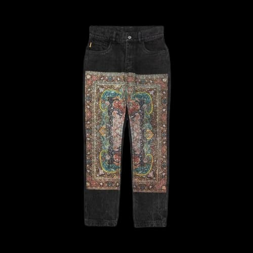 Pleasures Walk On Me Rug Denim Pant 'Black'