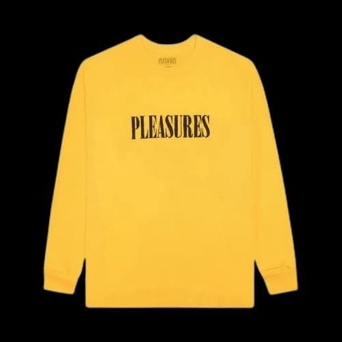 Pleasures Tickle Logo Long-Sleeve Tee 'Gold'