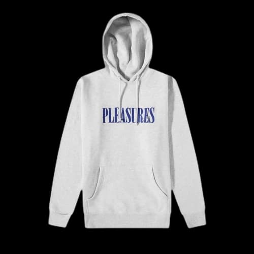 Pleasures Tickle Logo Hoodie 'Heather Grey'