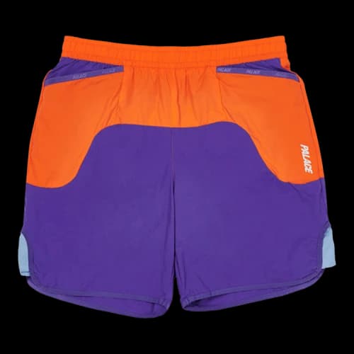 Palace Front Runner Shorts 'Purple/Orange'