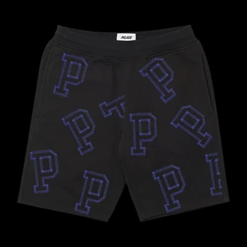Palace Multi P Sweat Shorts 'Black'