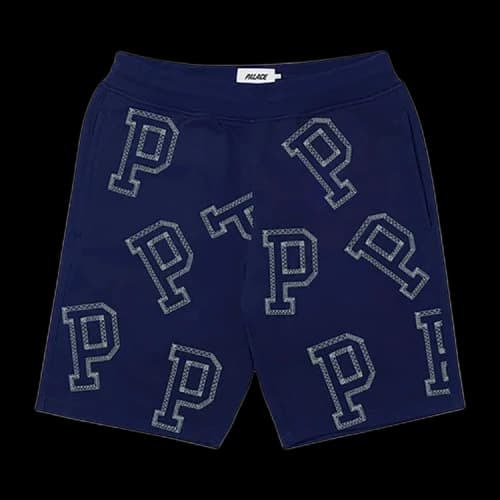 Palace Multi P Sweat Shorts 'Blue'