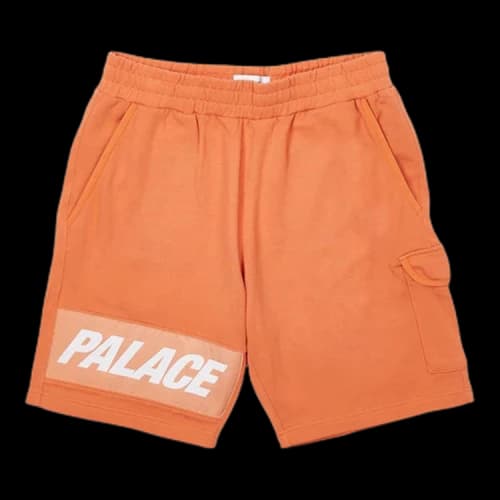 Palace Giant Woven Label Shorts 'Orange'