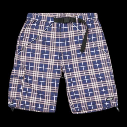 Palace Deflector Shorts 'Navy Check'