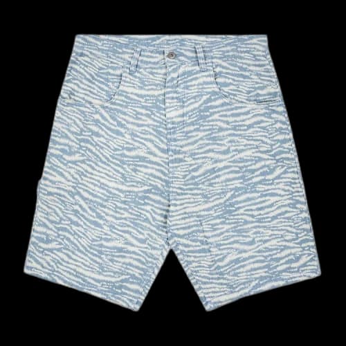 Pleasures Saturn Denim Shorts 'Blue'