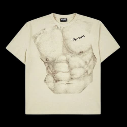 Pleasures Torso Heavyweight T-Shirt 'Natural'