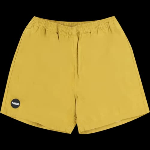 Pleasures Refresh Nylon Active Short 'Mustard'