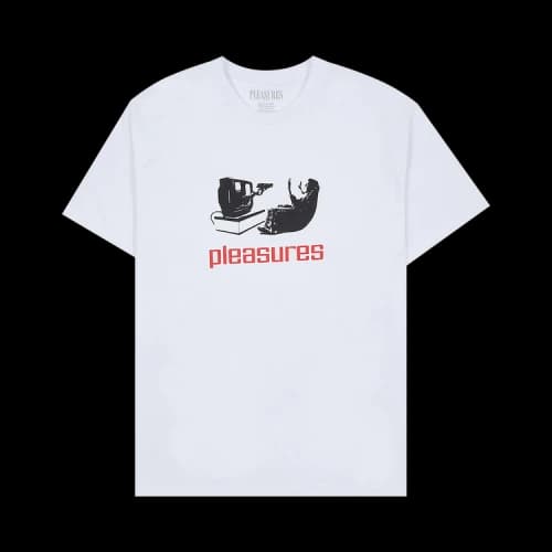 Pleasures TV T-Shirt 'White'