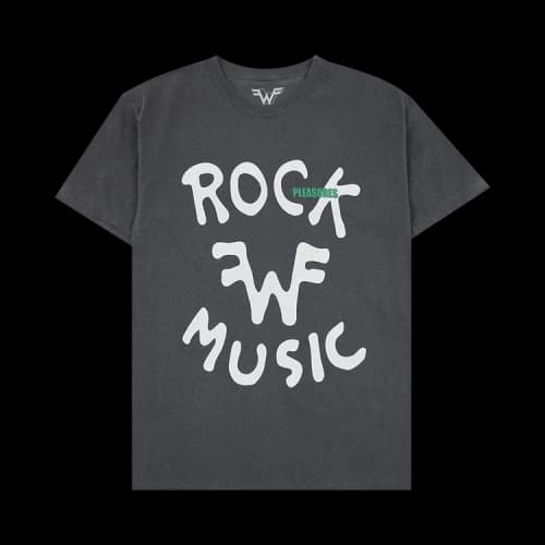 Pleasures Rock Washed T-Shirt 'Black'