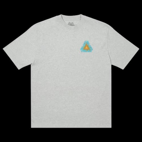 Palace P3 Bare Times T-Shirt 'Grey Marl'