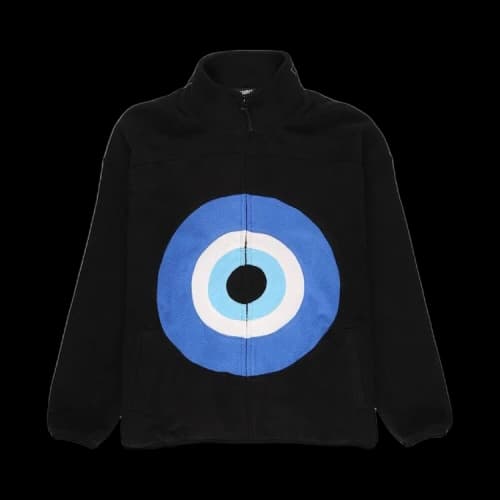 Pleasures Evol Fleece Zip Up 'Black'