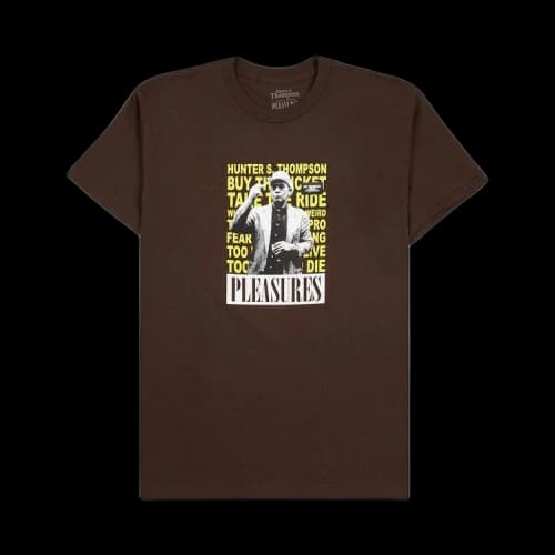 Pleasures No Smoking T-Shirt 'Brown'