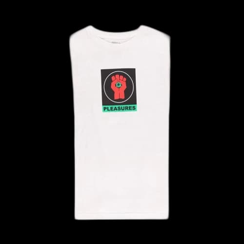 Pleasures Badge T-Shirt 'White'
