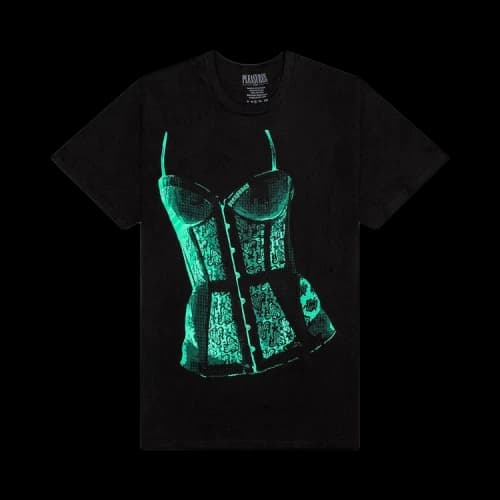 Pleasures Corset T-Shirt 'Black'