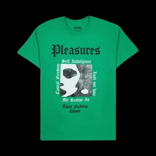 Pleasures Reality T-Shirt 'Kelly Green'