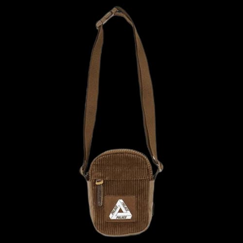 Palace Corduroy Shot Bag 'Brown'