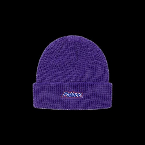 Palace Lowercase Font Beanie 'Purple'