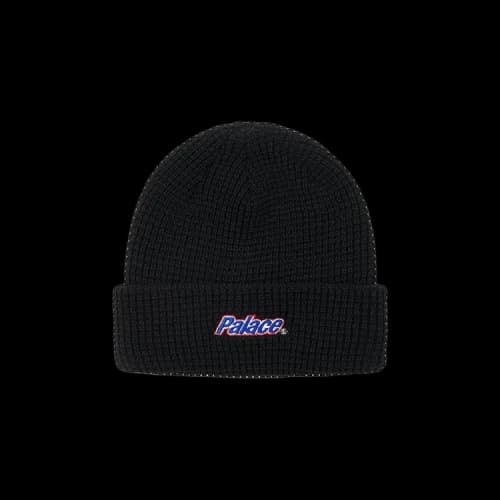 Palace Lowercase Font Beanie 'Black'