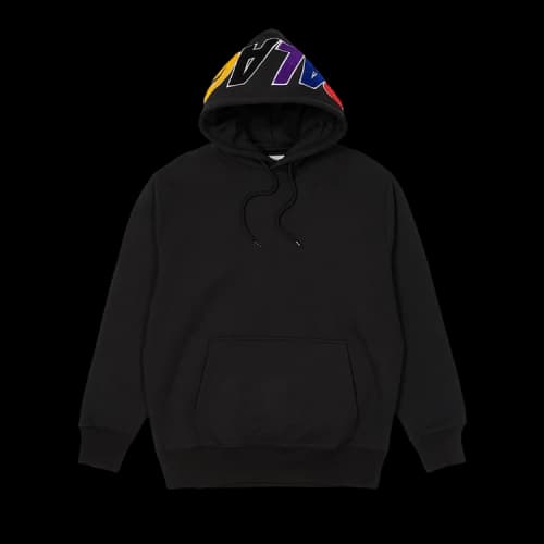 Palace Spell Out Chenille Hood 'Black'