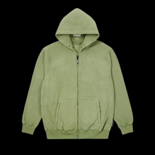Palace Polartec Lazer Zip Hood 'Green'