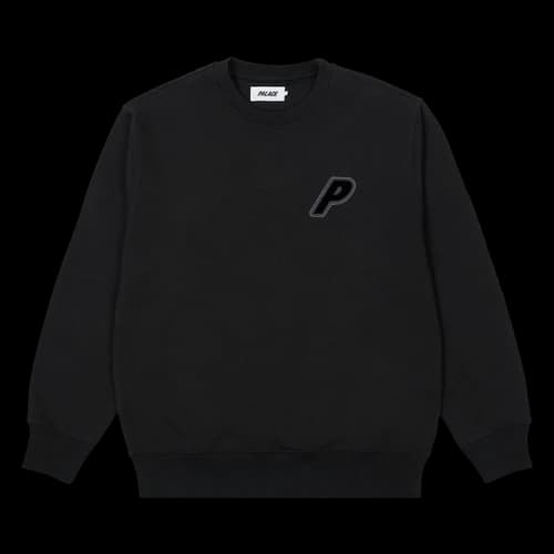 Palace P-3 Applique Crew 'Black'