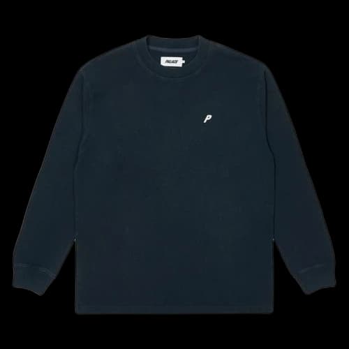 Palace Mock Neck 320 Crew 'Navy'